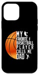 iPhone 12 mini My Favorite Basketball Player Calls Me Dad Basketball Dad Case