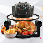 Shoze 12L 1400W Ovens Halogen with Adjustable Temperature Control and 60min Timer Portable Convection Oven Induction Cooker Oven Low-Fat Airwave Air Fryer