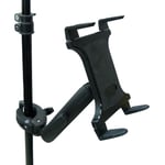 Extended Adjustable Robust Clamp Music Mount Tablet Holder for Samsung Tab A