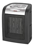 DREXON 923903 - Radiateur mobile Soufflant - gamme Tako- 1800 W - Thermostat mécanique Réglable - Noir