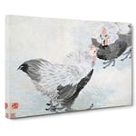 Two Roosters by Ren Yi Canvas Print for Living Room Bedroom Home Office Décor, Wall Art Picture Ready to Hang, 30 x 20 Inch (76 x 50 cm)