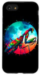 Coque pour iPhone SE (2020) / 7 / 8 Cool Graphic Tie Dye Lunettes de soleil Mantis Illustration Art