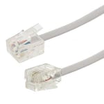 2 Core RJ11 to RJ11 Telephone cable, Length: 1.5m NCCZ