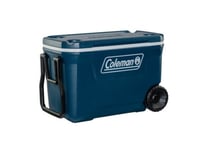 Coleman 62Qt Xtreme, Blå, Högdensitetspolyeten (Hdpe), Polyuretan (Pu), 2 Hjul, Plast, Svart