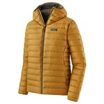 Patagonia Men's M's Down Sweater Hoody Outerwear, Cabin Gold, M