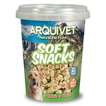 ARQUIVET Soft Snacks pour Chien Coeurs de Saumon et Riz Pack 12 x 300 g - Snacks naturels pour Chiens de Toutes Races - Prix, récompenses, chuches pour Chiens