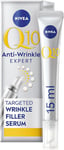Nivea Q10 Wrinkle Filler Serum Anti Wrinkle Bioxifill Peptides Target Face Eye