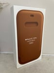 Leather Sleeve Magnetic Charging Case for iPhone 12 Pro Genuine Apple Retail Box