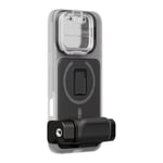 iPhone 16 Pro Max PolarPro LiteChaser 16 Pro Skal - MagSafe Kompatibel - Genomskinlig / Svart