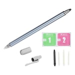 Dubbeländad Stylus Penna för Pekskärmar Ersättning Hög Känslighet Tablet Stylus Penna för Ipad (Silver)