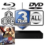 Panasonic Blu-ray Player DP-UB159 Zone Free MultiRegion 4K The Greatest Showman