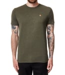 Tentree Classic T-Shirt Men herr-T-shirt Olive Night Green Heather XL - Fri frakt