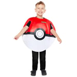 Amscan 9918522 - Unisex Officially Licensed Pokémon Pokeball Tabard Kids Fancy Dress Costume Age: 8-12yrs