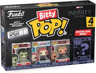 Funko Bitty POP! | Marvel Infinity Saga | Hulk, Black Widow, Hawkeye | 4 Pack