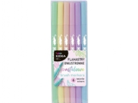 Derform Pastel two-sided felt-tip pens 6 KIDEA colors