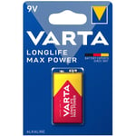 Varta Longlife Max Power 9V Batteri - TheMobileStore Batterier/Laddare 