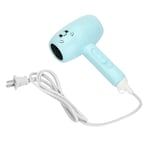 (Blue)1000w Mini Hair Dryer Blow Dryer Electric Hair Drying Tool GSA