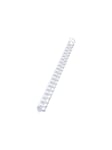 CombBind™ indbindingsryg A4 32mm 21R, sort Hvid - Plastic binding comb