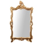 Biscottini Miroir Vintage 120x75 cm | Miroir Mural Salle de Bain et Chambre à Coucher | Miroir Baroque