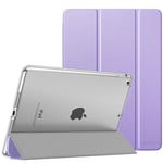 MoKo Case Fits iPad Air 3 2019 (3rd Generation 10.5 inch)/iPad Pro 10.5 2017, Lightweight Slim Smart Shell Stand Cover with Translucent colored Frosted Back Protector, Auto Wake/Sleep, Spring Lilac