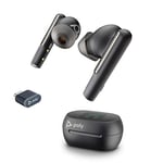 Poly Voyager Free 60+ UC true wireless earbuds (Plantronics) – Noise-canceling mics for clear calls – ANC – Smart charge case w/touch controls–Compatible w/iPhone, Android, PC/Mac, Zoom, Teams