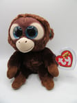 TY BEANIE BOOS - OLGA - MONKEY  - 361830 - MINT CONDITION