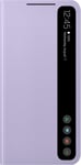 Genuine / Official Samsung Galaxy S21 FE Smart Clear View Case - Lavender