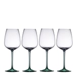 Lyngby Glas - Vienna vinglass 50 cl 4 stk grønn
