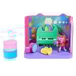 Gabby et la Maison Magique - Gabby Dollhouse - Pièce La Salle De Musique DJ Miaou - 1 Figurine + Accessoires - Dessin Animé Jouet Maison De Poupée - Jouet Enfant 3 Ans Et +