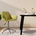 vidaXL drejelig spisebordsstol stof grøn