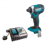 MAKITA DTD153 Z 18V LXT BRUSHLESS IMPACT DRILL DRIVER BODY + DC18RC RAPID CHARGE