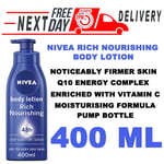 NIVEA Rich Nourishing Body Lotion 400ml | 48h Deep Moisture