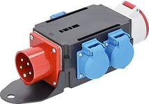 AS Schwabe Mixo Adapter/Power Splitter Versatile, Space-Saving, Universal, Mobile and Robust, 60520