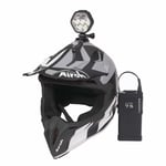 Enduro Hjälmpaket LUMONITE Navigator2 - 4195 lm / Laddbar, 1 x Lampa & batteri + GoPro-fäste (4195 lm)