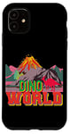 Coque pour iPhone 11 Dinosaure Dino World Volcan avec lave Jurassic