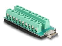 Delock - Usb-Adapter - 20 Pin Usb Typ E (Hane) Nyckel A Till 20-Pin Terminalblock