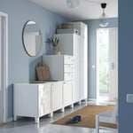 IKEA PLATSA garderob med 6 dörrar+3 lådor 300x57x231 cm