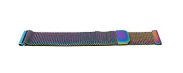 SYSTEM-S Bracelet 22 mm Milanaise en métal pour montre connectée Huawei Watch Multicolore, Métallisé/multicolore, Eine Grösse
