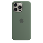 Apple Silikonskal med MagSafe till iPhone 15 Pro Max – cypress