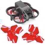 Master Airscrew - DJI Avata 3-Blade Upgrade Propellers - 3-Blad Propeller till DJI Avata - Röd - Kit 4-Pack