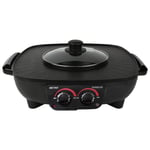 Hot Pot Barbecue Dualuse Pot Electric Induction Hot Pot Cooker (UK Plug 2 UK MAI