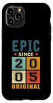 Coque pour iPhone 11 Pro Classic 2005 Original Vintage Epic since Anniversaire