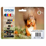 Genuine Epson 378XL, 478XL Squirrel Multipack Ink Cartridge XP-1500 C13T379D4010