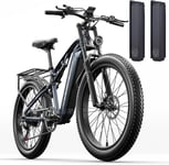 Elektrisk cykel Shengmilo MX05 Broms: Hydraulisk oljebroms 1000W 48V17.5AH borstlösa motorer Litiumbatteri Vuxen Off Road E-cykel