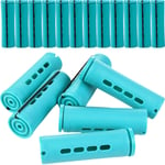 18 Pcs Plastic Electric Rollers Womens Hair Self Grip Curler Automatic Rotating