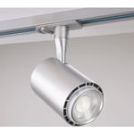 Velo LED spot. 8w 1F silver. dimbar