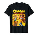 Crash Bandicoot & Friends Vintage Character Panels T-Shirt