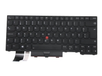 Lite-On - Erstatningstastatur for bærbar PC - med Trackpoint, UltraNav - bakbelysning - Estisk - svart - for ThinkPad P14s Gen 1 P14s Gen 2 T14 Gen 1 T14 Gen 2