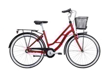 Sjösala Mariedal 26" 3-vxl 43 cm Röd Cykel - Standard Cykel