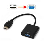 Input HDMI to Output VGA Cable Converter Adapter for TV Monitor Xbox DVD